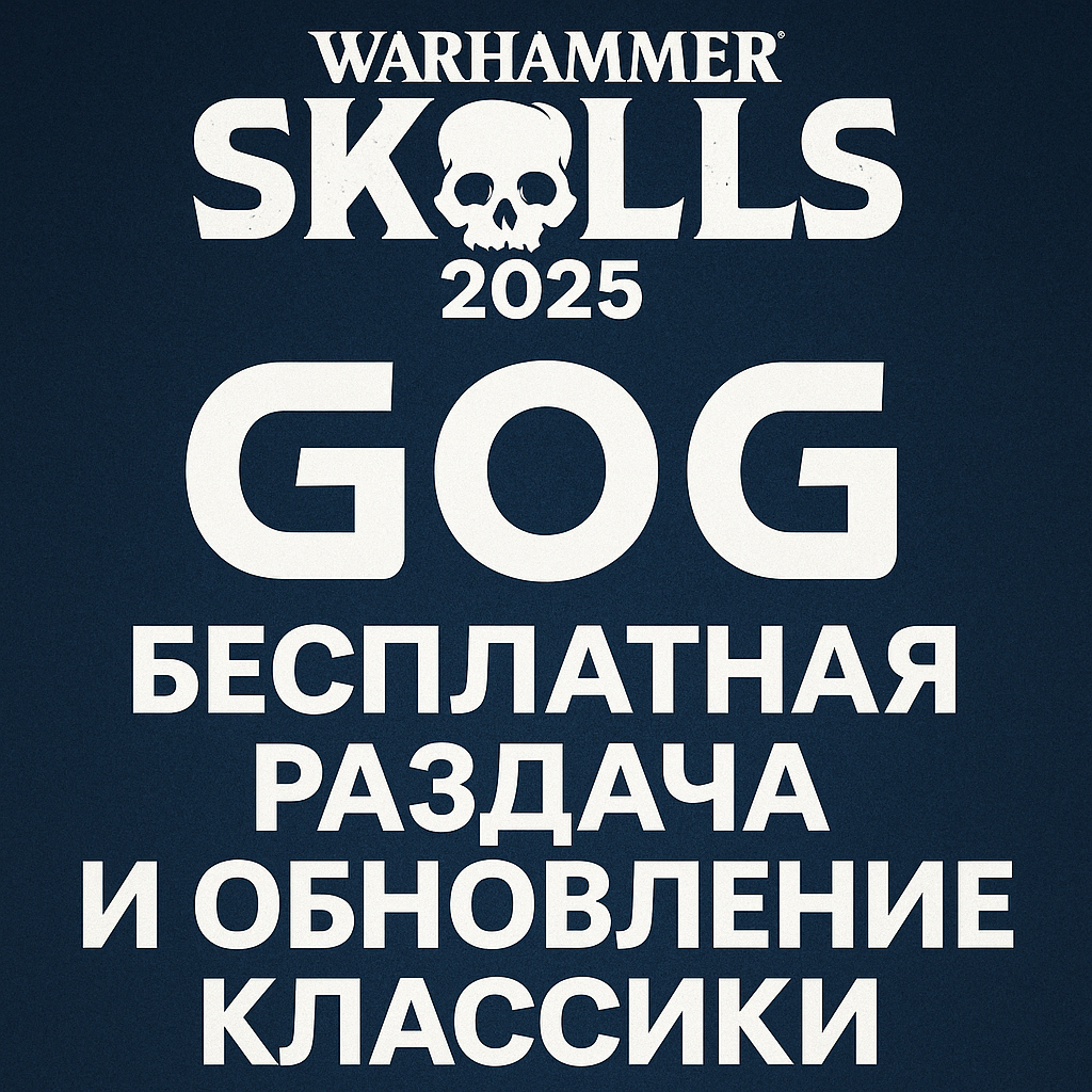 GOG отмечает Warhammer Skulls 2025: бесплатная раздача и обновление классики
